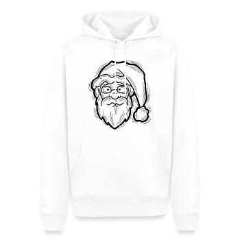 Weihnachtsmann - Männer Premium Bio Hoodie - Weiß - Vorne - Nico (187cm)