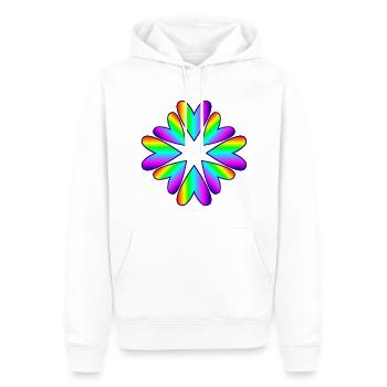 MUTTERTAG. SCHÖNEN MUTTERTAG. MAMA. ICH LIEBE DICH - Männer Premium Bio Hoodie - Weiß - Vorne - Nico (187cm)