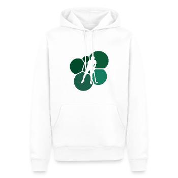 Fieldhockey Hallenhockey Hockeyball - Männer Premium Bio Hoodie - Weiß - Vorne - Nico (187cm)
