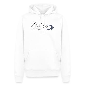 Ostsee Wellen - Männer Premium Bio Hoodie - Weiß - Vorne - Nico (187cm)