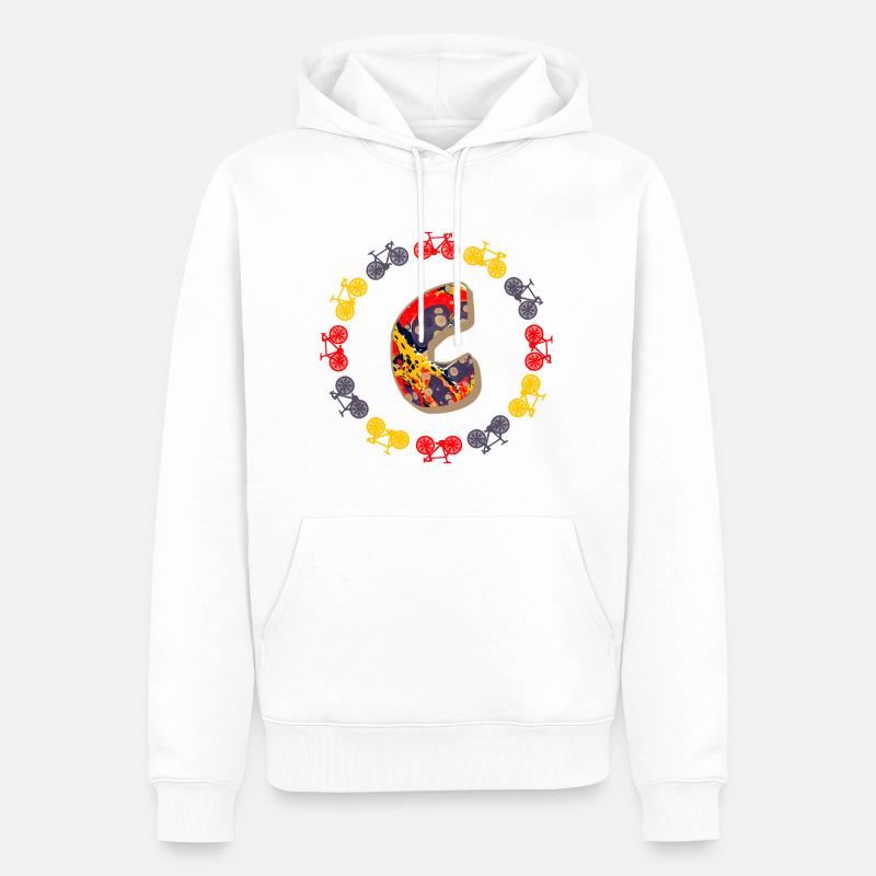 fahrrad e 202 c - Männer Premium Bio Hoodie - Weiß