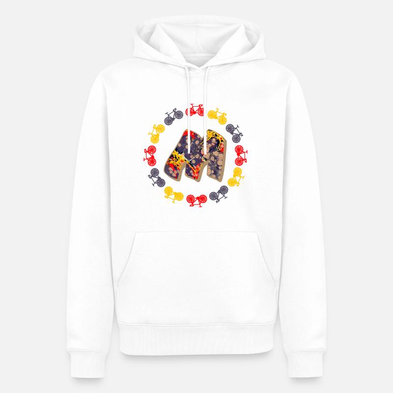 fahrrad e 202 m - Männer Premium Bio Hoodie - Weiß