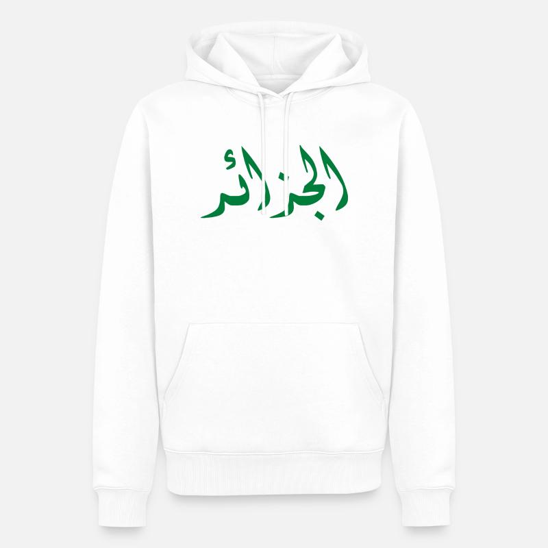 الجزائر - Männer Premium Bio Hoodie - Weiß