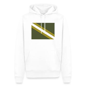 Ardenne - Männer Premium Bio Hoodie - Weiß - Vorne - Nico (187cm)