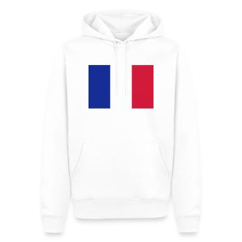 Frankreich - Männer Premium Bio Hoodie - Weiß - Vorne - Nico (187cm)
