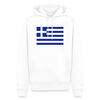 Griechenland - Männer Premium Bio Hoodie - Weiß - Vorne - Nico (187cm)