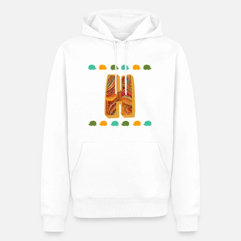 igel e 22 h - Männer Premium Bio Hoodie - Weiß