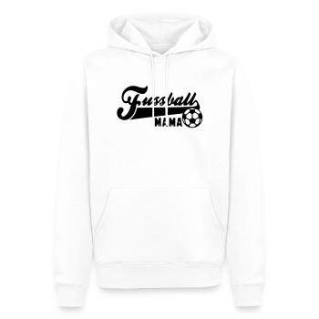 Fussball MAMA - Men’s Premium Organic Hoodie - white - Front - Nico (187cm)
