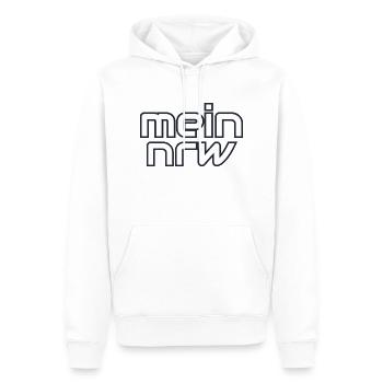 mein NRW - Männer Premium Bio Hoodie - Weiß - Vorne - Nico (187cm)