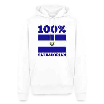 El Salvador - Männer Premium Bio Hoodie - Weiß - Vorne - Nico (187cm)