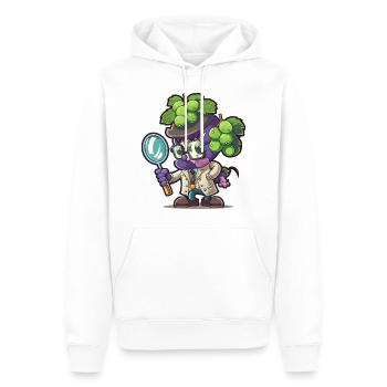 Rätsel lösen - Männer Premium Bio Hoodie - Weiß - Vorne - Nico (187cm)
