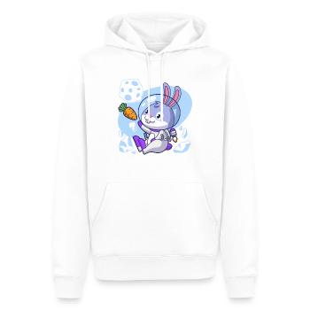 Weltraumreise Planeten Astronomie Kinder Astronaut - Männer Premium Bio Hoodie - Weiß - Vorne - Nico (187cm)