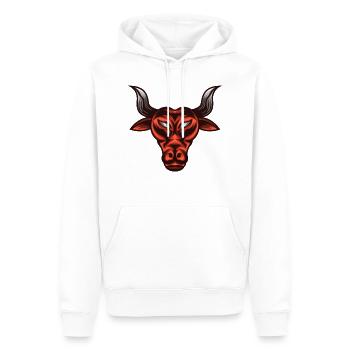 Stier Persönlichkeit Astrologie Horoskop Design - Männer Premium Bio Hoodie - Weiß - Vorne - Nico (187cm)