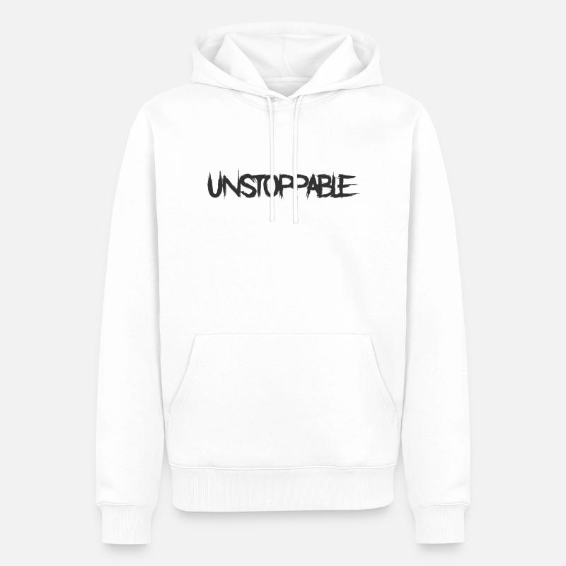 Imparable - Sweat à capuche Premium bio Homme - blanc