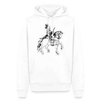 knight ritter sword schwert armor14 - Männer Premium Bio Hoodie - Weiß - Vorne - Nico (187cm)