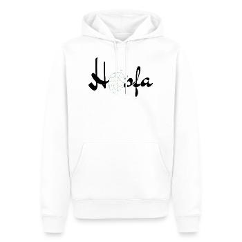 Hopfa - Männer Premium Bio Hoodie - Weiß - Vorne - Nico (187cm)