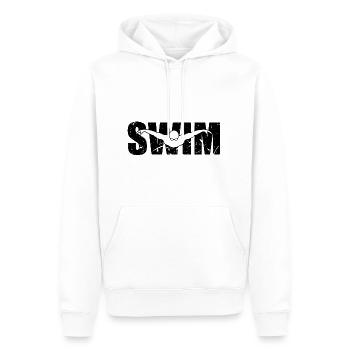 Amateurs de natation Hommes Nageurs - Sweat à capuche Premium bio Homme - blanc - Devant - Nico (187cm)