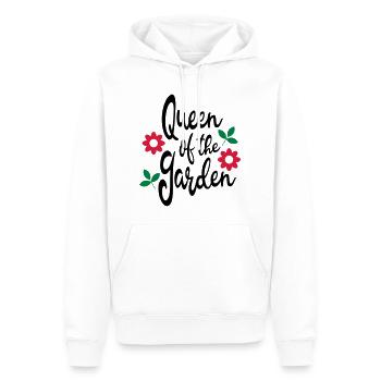 Gärtnerin - Männer Premium Bio Hoodie - Weiß - Vorne - Nico (187cm)