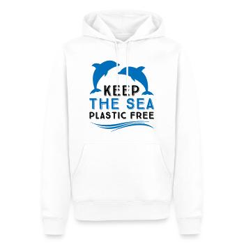 Umweltschutz im Meer - Männer Premium Bio Hoodie - Weiß - Vorne - Nico (187cm)