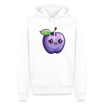 Sujet Apple pour enfants - Sweat à capuche Premium bio Homme - blanc - Devant - Nico (187cm)