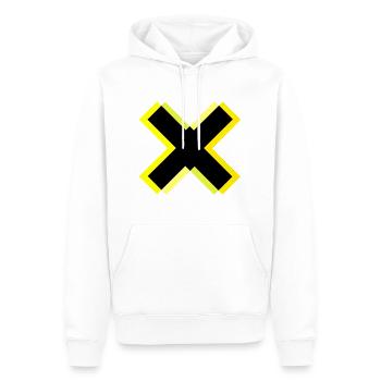 Next Gen - Men’s Premium Organic Hoodie - white - Front - Nico (187cm)