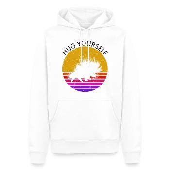 Stachelschweine Designs für Tierliebhaber Nagetier - Männer Premium Bio Hoodie - Weiß - Vorne - Nico (187cm)