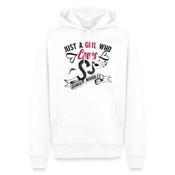 Schlangenbesitzer Schlangenliebhaber Schlange Frau - Männer Premium Bio Hoodie - Weiß - Vorne - Nico (187cm)