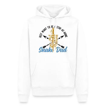 Schlangenbesitzer Schlangenliebhaber Schlangen - Männer Premium Bio Hoodie - Weiß - Vorne - Nico (187cm)