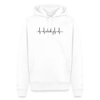Whiskey 3 black personalized t shirt - Men’s Premium Organic Hoodie - white - Front - Nico (187cm)