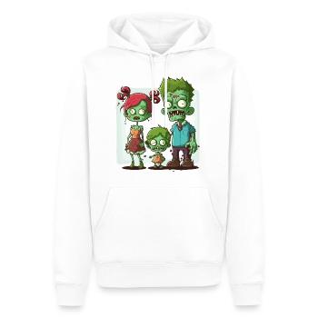Undead Unity - Men’s Premium Organic Hoodie - white - Front - Nico (187cm)
