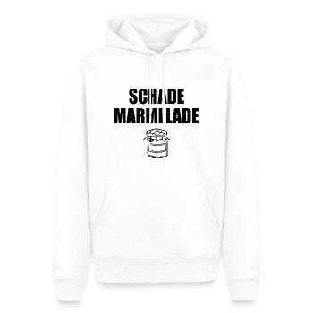Schade Marmelade - Männer Premium Bio Hoodie - Weiß - Vorne - Nico (187cm)