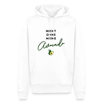 NICHT OHNE MEINE AVOCADO - Männer Premium Bio Hoodie - Weiß - Vorne - Nico (187cm)