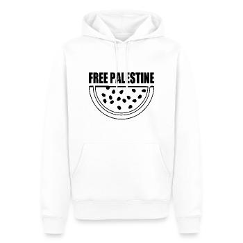 Free palestine - Männer Premium Bio Hoodie - Weiß - Vorne - Nico (187cm)