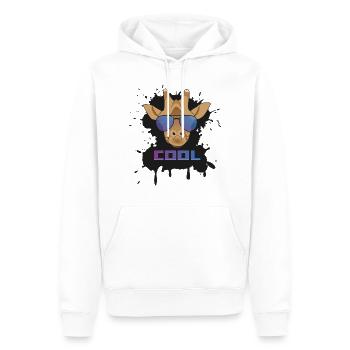 Giraffe cool - Männer Premium Bio Hoodie - Weiß - Vorne - Nico (187cm)