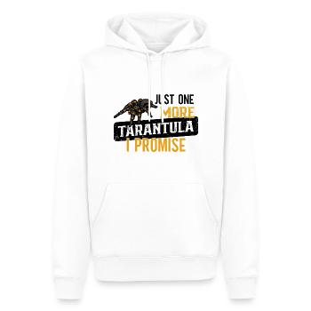 Tarantula - Men’s Premium Organic Hoodie - white - Front - Nico (187cm)