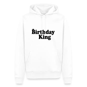 Birthday king - Männer Premium Bio Hoodie - Weiß - Vorne - Nico (187cm)