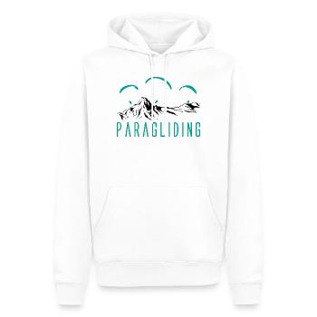 Paragliding Paragleiter Gleitschirm - Männer Premium Bio Hoodie - Weiß - Vorne - Nico (187cm)