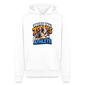 Australian Shepherd - Männer Premium Bio Hoodie - Weiß - Vorne - Nico (187cm)