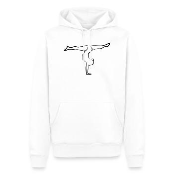 Gymnast, Gymnastics - Sweat à capuche Premium bio Homme - blanc - Devant - Nico (187cm)