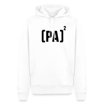 DAD - FATHER - FATHER'S DAY - BIRTHDAY VALENTINE'S DAY - Men’s Premium Organic Hoodie - white - Front - Nico (187cm)