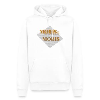 Moris Moris Vintage - Männer Premium Bio Hoodie - Weiß - Vorne - Nico (187cm)