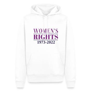 Frauenrechte 1973 - 2022 - Männer Premium Bio Hoodie - Weiß - Vorne - Nico (187cm)