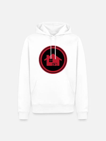 House Property - Men’s Premium Organic Hoodie - white