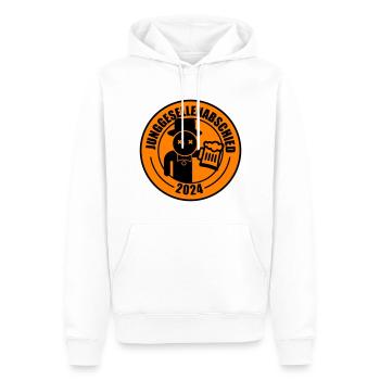 Junggesellenabschied 2024 Bier - Männer Premium Bio Hoodie - Weiß - Vorne - Nico (187cm)