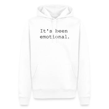 Ça a été émouvant. - Sweat à capuche Premium bio Homme - blanc - Devant - Nico (187cm)