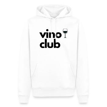 Vino club - Wein - Männer Premium Bio Hoodie - Weiß - Vorne - Nico (187cm)