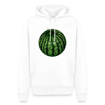 melon melone watermelon wassermelone veggie gemues - Männer Premium Bio Hoodie - Weiß - Vorne - Nico (187cm)