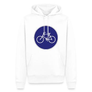 bicycle mountain bike cyclist mountainbike fahrrad - Männer Premium Bio Hoodie - Weiß - Vorne - Nico (187cm)