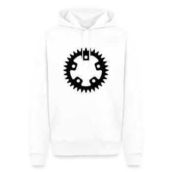 Bike - Bike - Men’s Premium Organic Hoodie - white - Front - Nico (187cm)