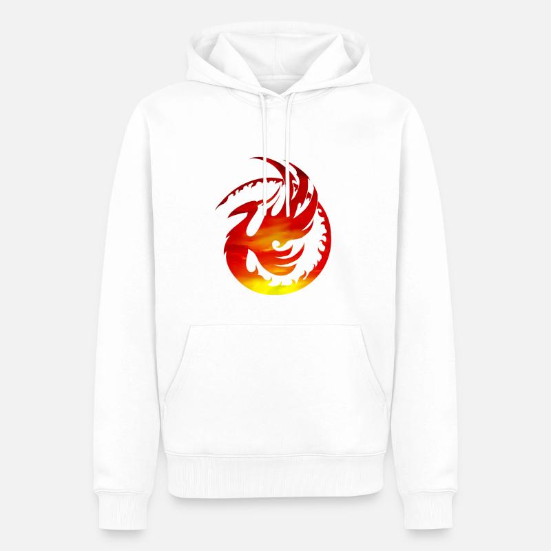 Escouade de Phoenix - Sweat à capuche Premium bio Homme - blanc